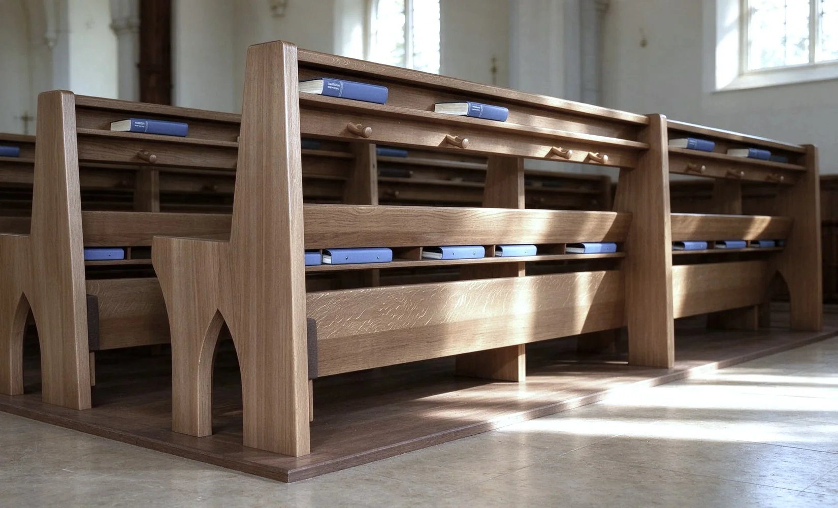 Kirchenbänke gefertigt und renoviert für Schweizer Kirchen
